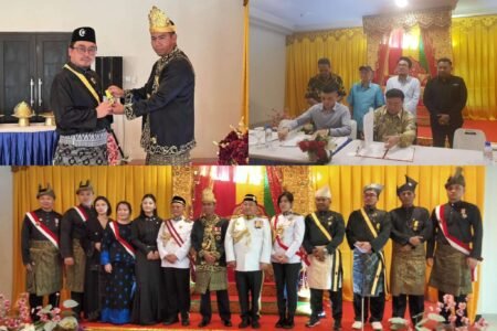 Rangkaian kegiatan Kesultanan Bentan Darul Masyhur gelar acara Penyerahan Darjah Kebesaran Diraja Bentan Darul Masyhur 2025 berlangsung di Hotel CK Kota Tanjungpinang, Provinsi Kepulauan Riau, Sabtu (20/12/2024)