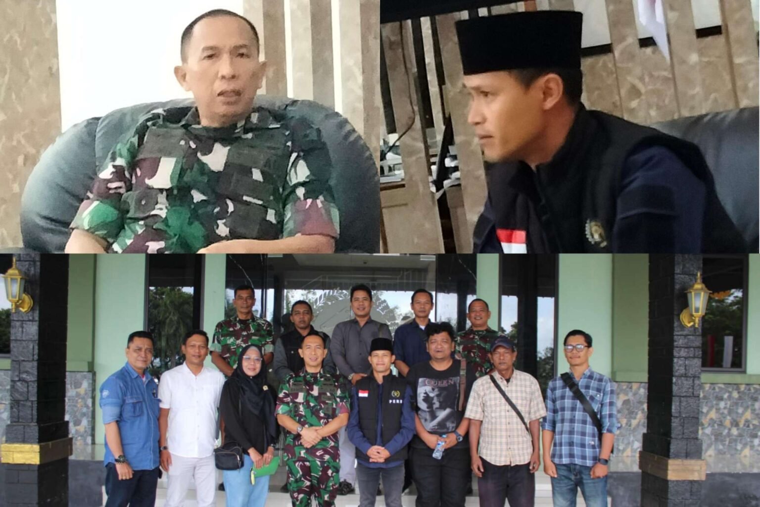 Audiensi Bersama PWI, Dandim 0315 Tanjungpinang Sebut Posisi Media Miliki Peran Strategis Pertemuan Komandan Kodim (Dandim) 0315 Tanjungpinang, Kolonel Inf Abdul Hamid Bersama Ketua PWI Tanjungpinang Suhardi dan sejumlah pengurusnya, di Makodim 0315 Tanjungpinang, Provinsi Kepulauan Riau, Rabu (24/12/2025).