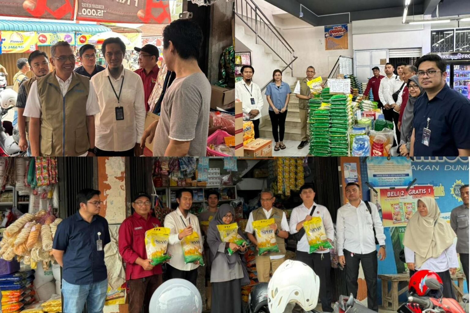 Perum Bulog Kantor Cabang Tanjungpinang saat melakukan pemantauan intensif terhadap harga dan ketersediaan bahan pangan, khususnya beras, di wilayah Kota Tanjungpinang dan sekitarnya, Rabu (31/12/2025)