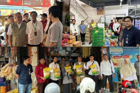 Perum Bulog Kantor Cabang Tanjungpinang saat melakukan pemantauan intensif terhadap harga dan ketersediaan bahan pangan, khususnya beras, di wilayah Kota Tanjungpinang dan sekitarnya, Rabu (31/12/2025)