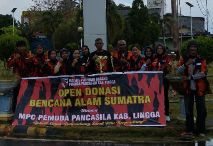 PP Lingga Turun ke Jalan Galang Dana untuk Korban Bencana Alam di Sumbar, Sumut, dan Aceh