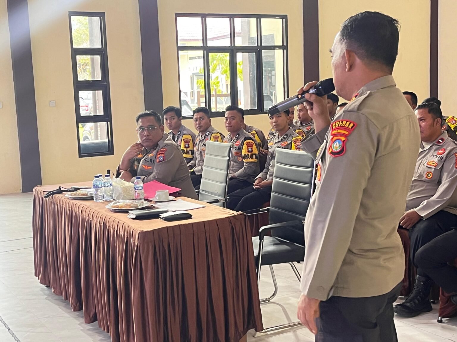 Polres Natuna Siapkan Enam Posko Terpadu untuk Operasi Lilin Seligi 2025.