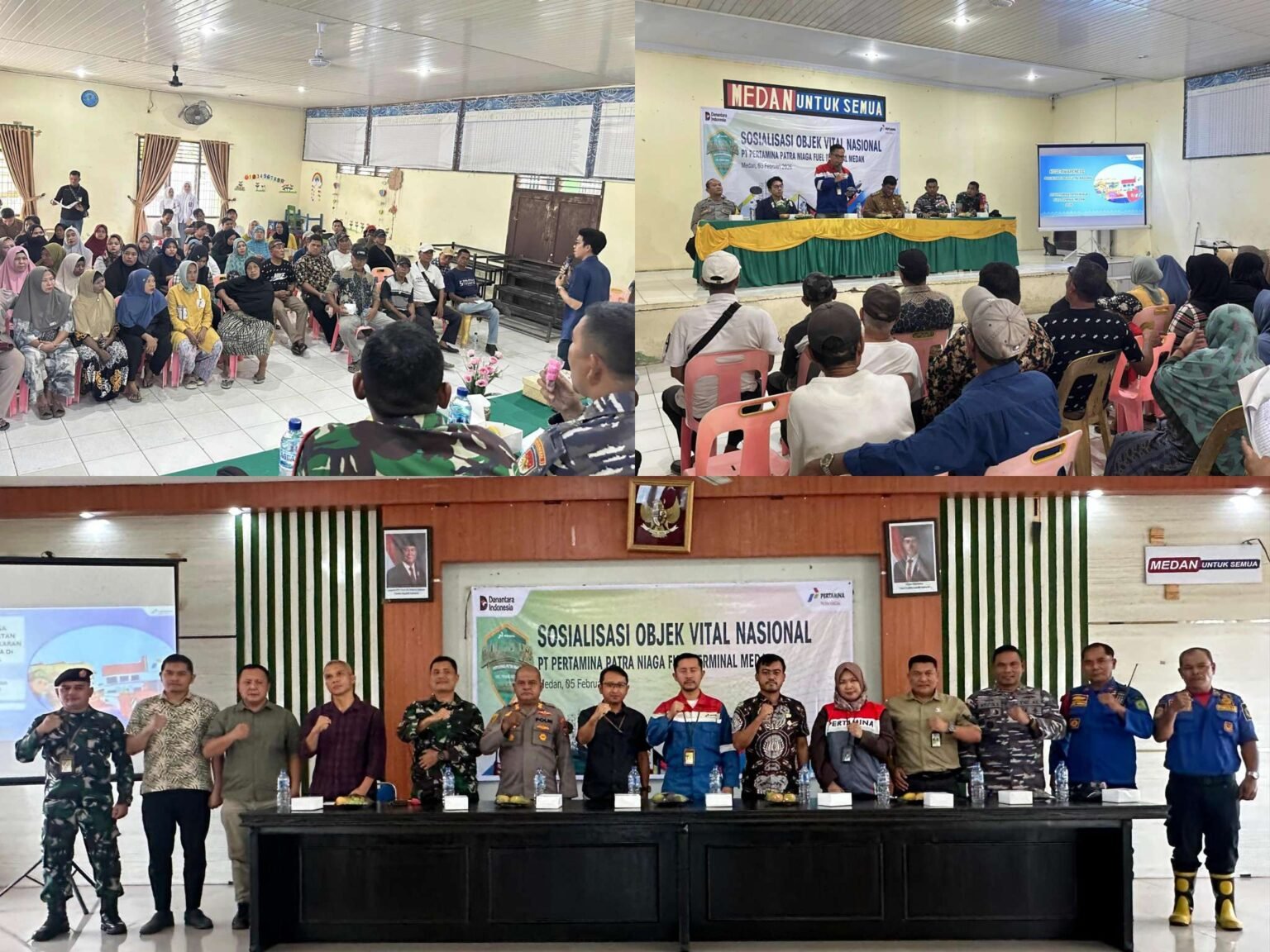 Pertamina Patra Niaga Regional Sumatera Bagian Utara (Sumbagut) melalui Fuel Terminal Medan kembali menggelar sosialisasi pengamanan Objek Vital Nasional (Obvitnas) dan keselamatan di sekitar jalur pipa Bahan Bakar Minyak (BBM), Kamis (05/02/2026)
