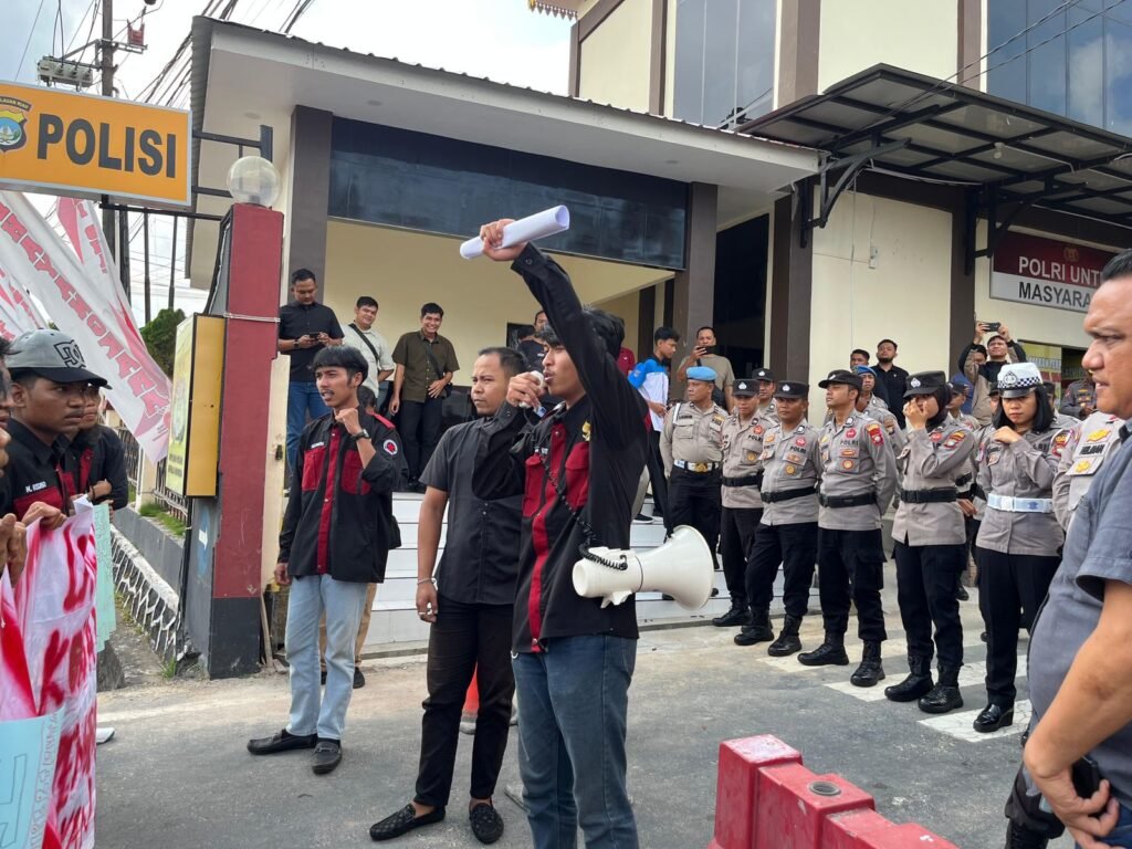 Gerakan Aksi Mahasiswa Kepulauan Riau (GAM Kepri) saat melakukan aksi unjuk rasa beberapa waktu lalu