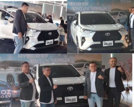 PT Toyota-Astra Motor (TAM) melalui Agung Toyota sebagai Authorized Dealer Toyota di Kepri secara resmi menghadirkan New Veloz Hybrid EV untuk masyarakat Tanjungpinang. Peluncuran ini dilaksanakan di Showroom Agung Toyota Tanjungpinang pada Jumat (13/03/2026)