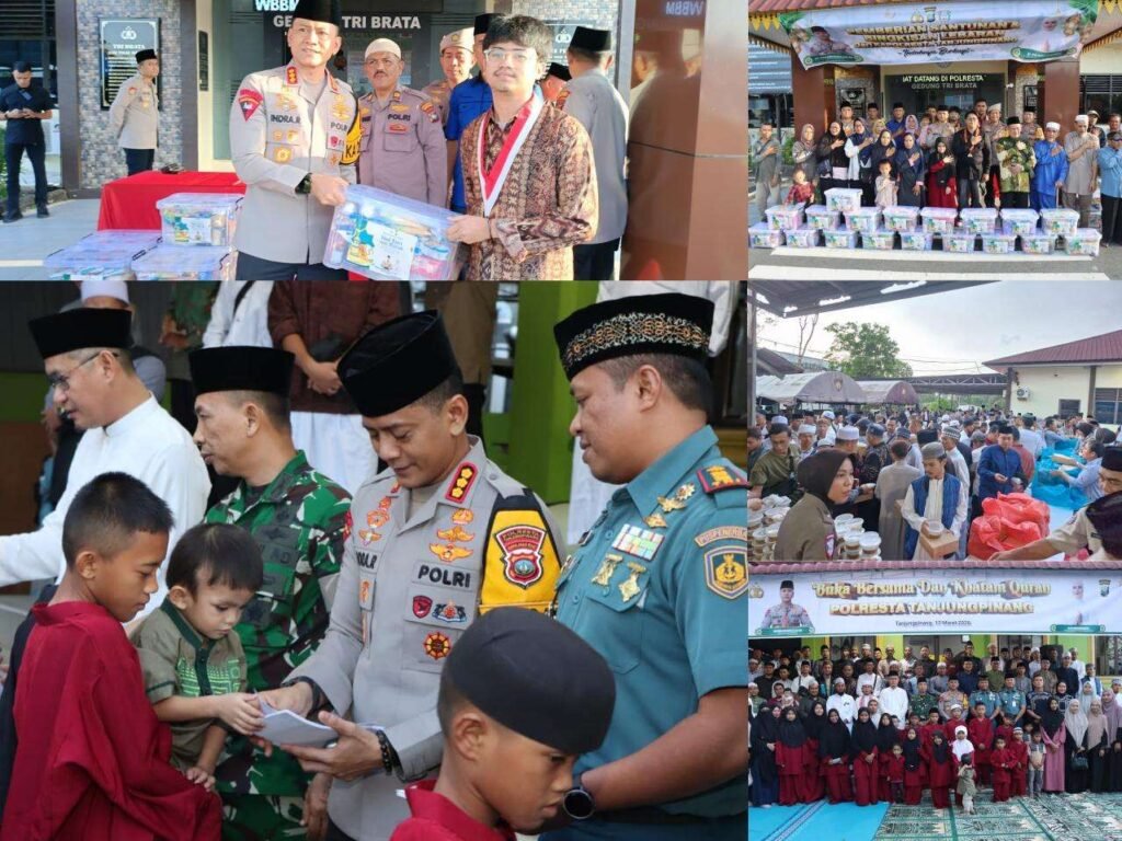 Wujud Rasa Syukur, Kapolresta Tanjungpinang Gelar Khatam Al-Qur’an dan Berikan Santunan Anak Yatim Piatu