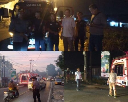 Polisi Amankan Terduga Pelaku Pembakar Lahan di Jalan RHF KM.8 Atas Tanjungpinang
