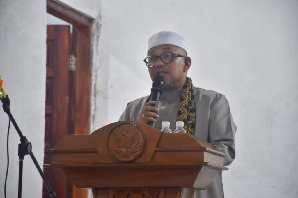 Walikota Tanjunpinang Lis Darmansyah saat menyampaikan sambutan