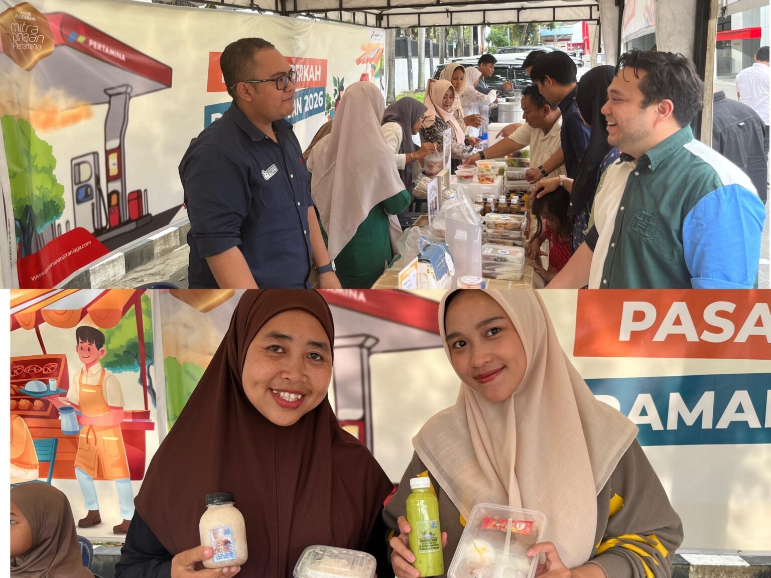 Dukung Produk UMKM. Pertamina Patra Niaga Sumbagut Gelar Pasar Berkah Ramadan 1447 H