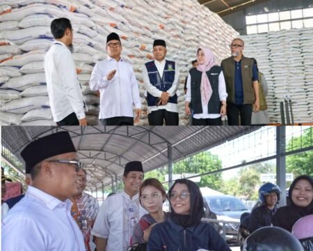 Wagub Kepri Nyanyang Haris Pratamura melaksanakan monitoring di Gudang Bulog Tanjungpinang, Jumat (13/3).- Wagub Nyanyang berbincang dengan sejumlah pengendara sepeda motor pengguna jasa armada RORO milik PT ASDP di Tanjunguban.