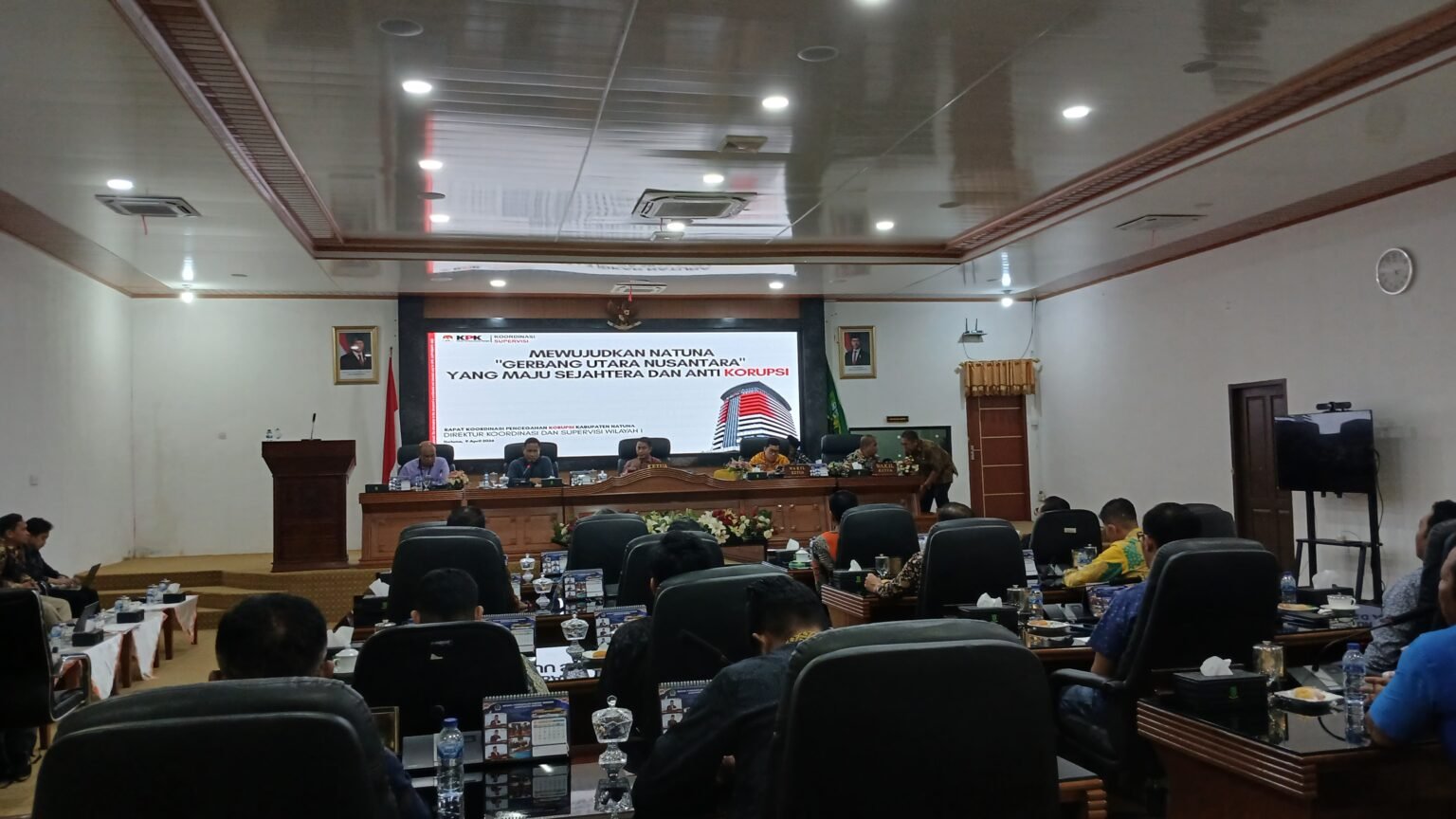 KPK Gelar Audiensi dengan DPRD Natuna Untuk Natuna Maju, Sejahtera dan Anti Korupsi.