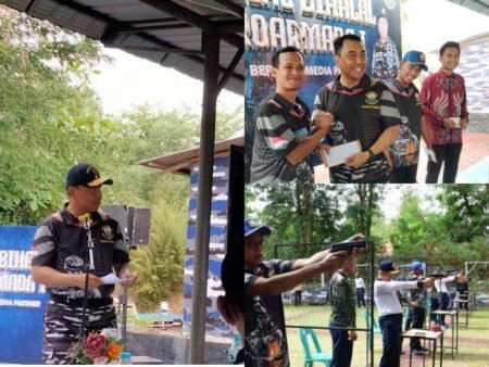 Giat Halal Bihalal dan Latihan Menembak Bersama Media, Koarmada I Siap Jadi Mitra Strategis Informasi