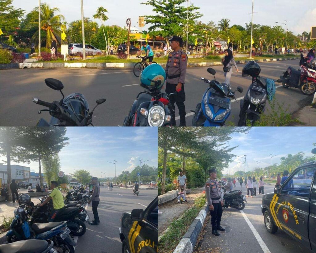 Polsek Tanjungpinag Timur Terus Lakukan Patroli Rutin Cegah Balap Liar dan Gangguan Kamtibmas