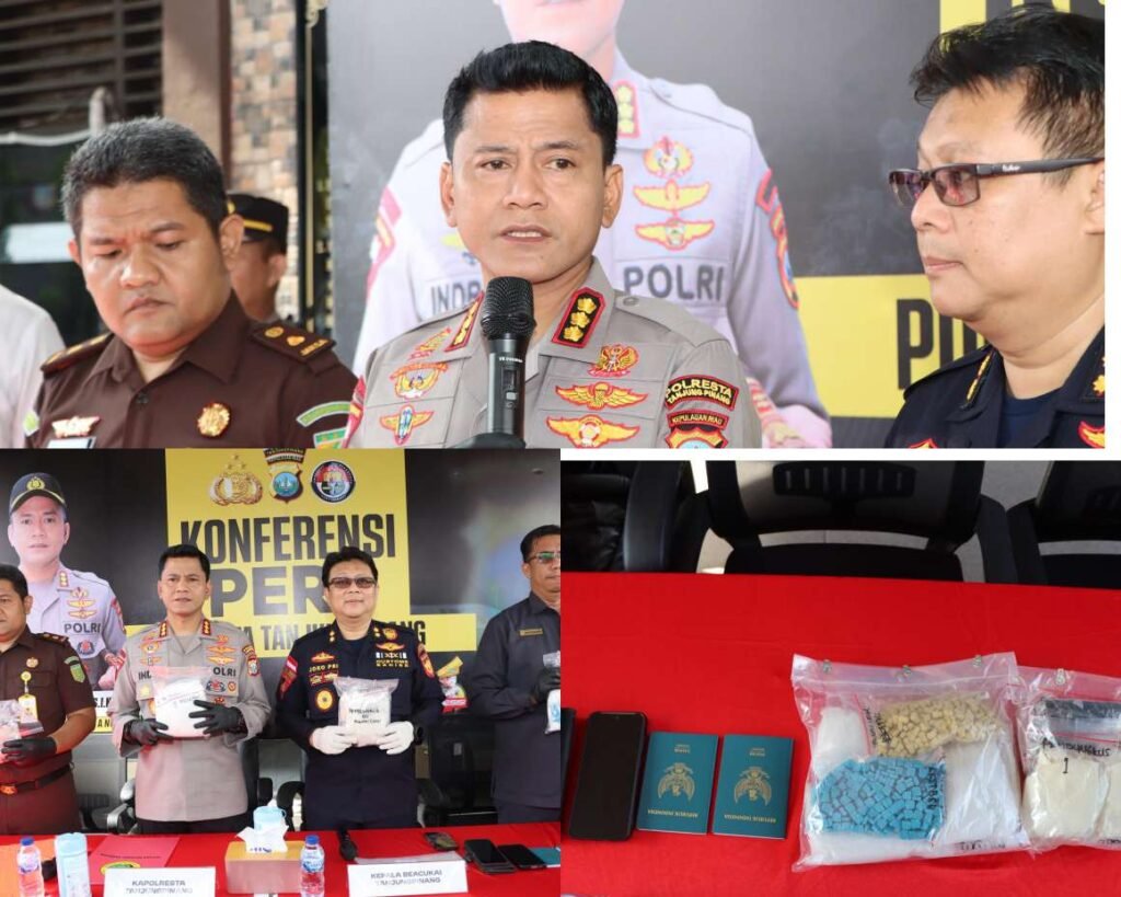 Kolaborasi Polresta Tanjungpinang dan BC Berhasil Ungkap Kasus Peredaran Narkotika Jaringan Internasional