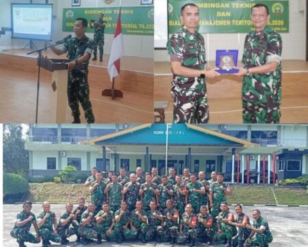 Tingkatkan Profesionalisme, Kodim 0315/Tanjungpinang Ikuti Bimnis dan Sosialisasi Manajemen Teritorial 2026