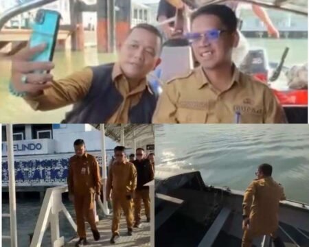 Kunker ke Kecamatan Belat, Bupati Karimun Resmikan Jembatan Gantung Sei Asam – Tebias