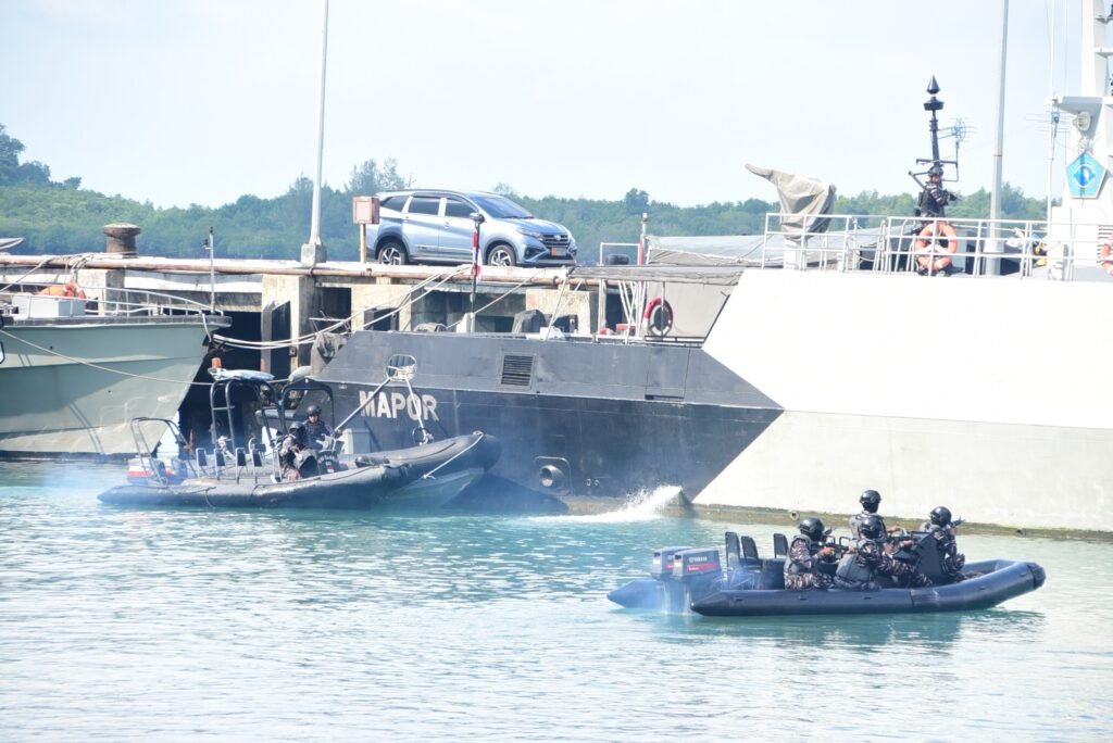 Tingkatkan Kemampuan Prajurit Profesional, Satkat Koarmada I Gelar Latihan Kemapuan Laut