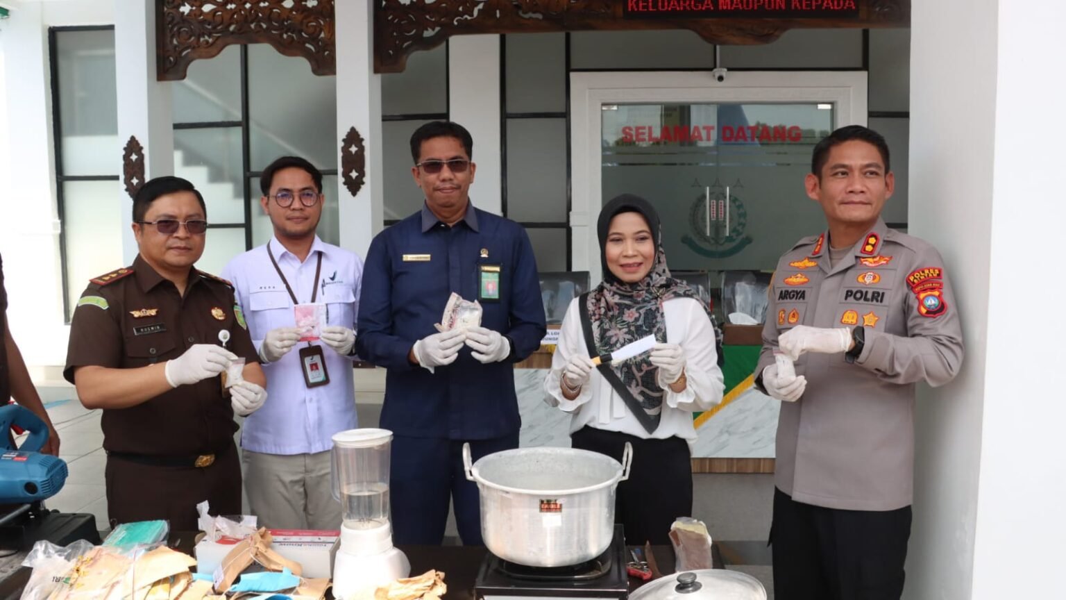 Sinergitas Polres dan Kejari Bintan Komit Berantas Peredaran Narkoba