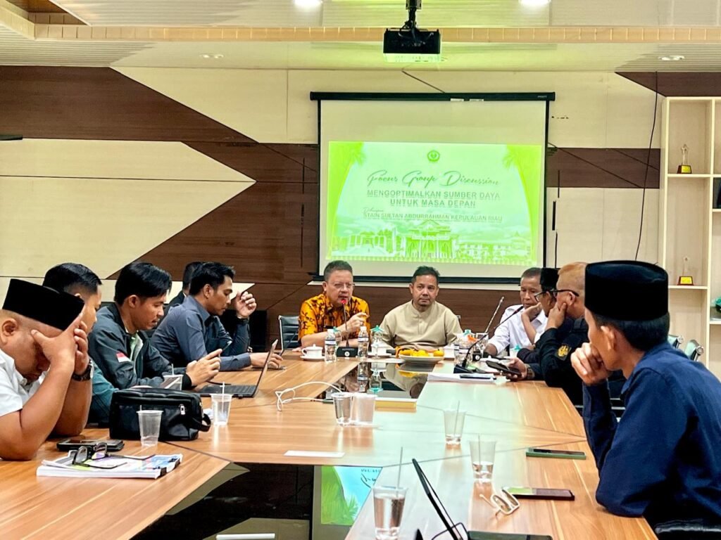 STAIN SAR Kepri menggelar kegiatan FGD bertajuk “Mengoptimalkan Sumber Daya untuk Masa Depan”, Rabu (22/4), di Ruang Rapat Gedung STAIN SAR Kepri.