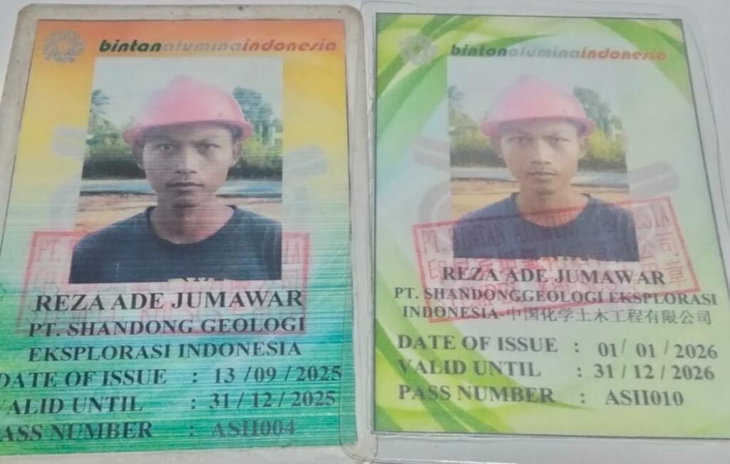 Foto korban Reza Ade Jumawar