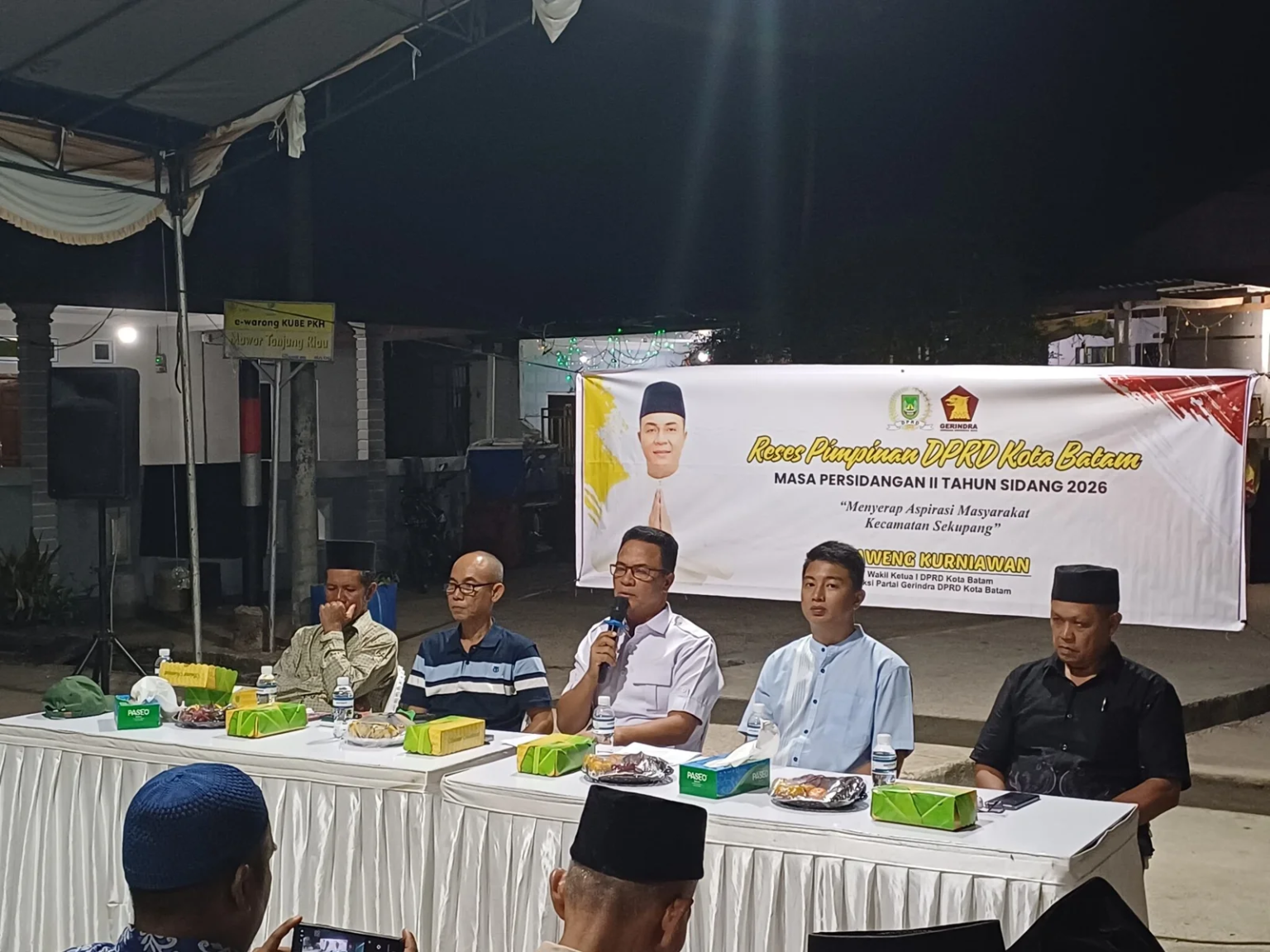 Aweng Kurniawan Serap Aspirasi masyarakat Tanjung Riau