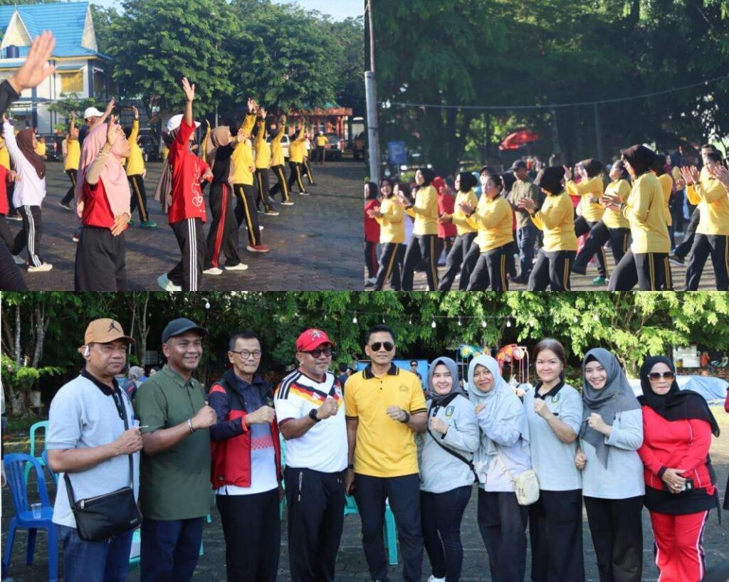 May Day 2026, Kapolresta Tanjungpinang dan Forkompinda Senam Bersama Ratusan Buruh