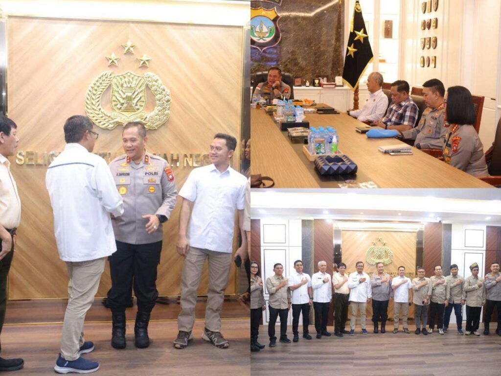 Pengurus PWI Pusat dalam audiensi bersama Kapolda Kepri Irjen Pol Asep Safrudin, Selasa (05/05/2026).