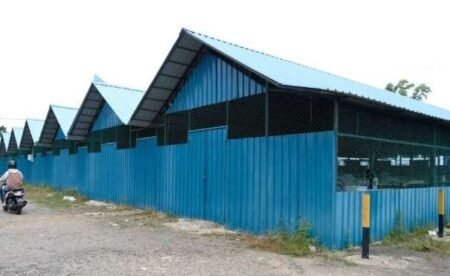 Bangunan Pasar Puan Ramah di KM 7 Kota Tanjungpinang