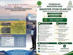 Hadirkan Prodi Magister MPI dan Studi Islam Berbasis Blended Learning,STAIN SAR Kepri Resmi Buka PMB S2 2026