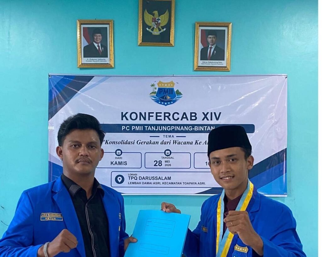 Muhammad Al Mujrin Nahkodai PC PMII Tanjungpinang-Bintan Periode 2026–2027