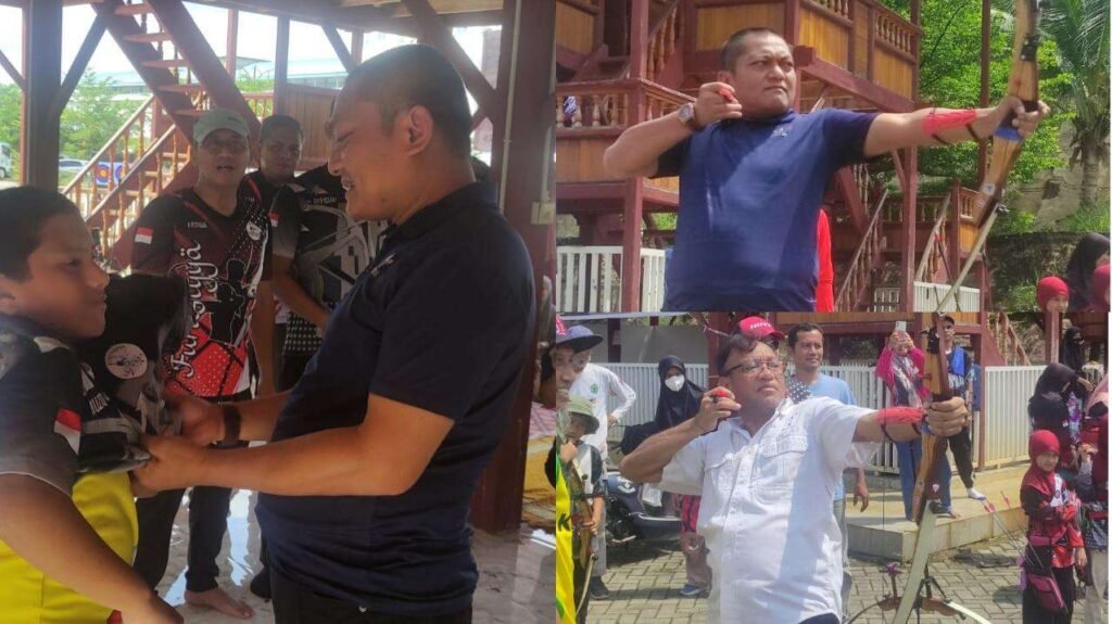 Launching FAC Meriah, Rinaldi dan Syamsul Unjuk Kemampuan Memanah