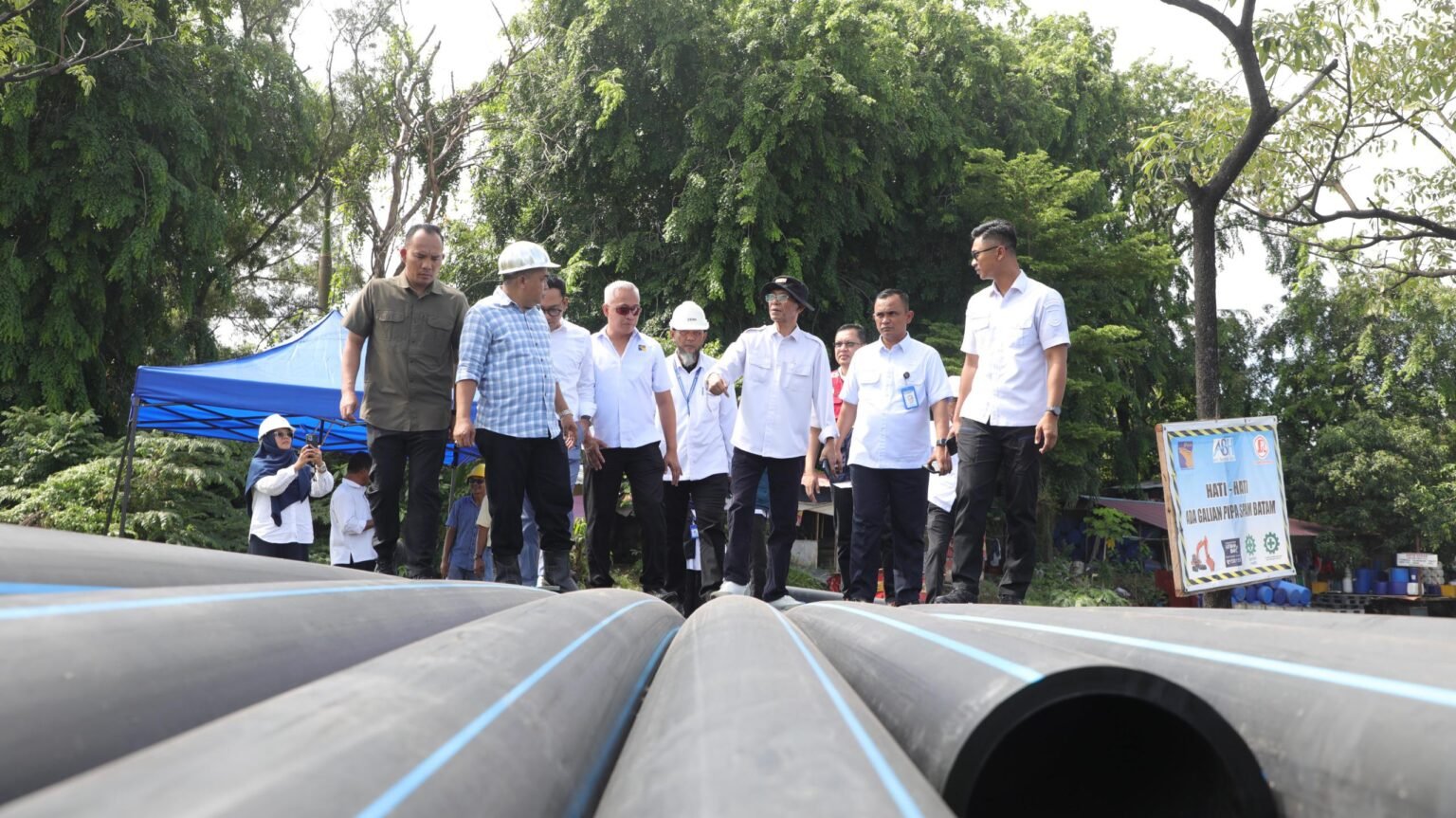 BP Batam Kebut Penguatan Pipa Distribusi, Amsakar Turun Langsung ke Lapangan