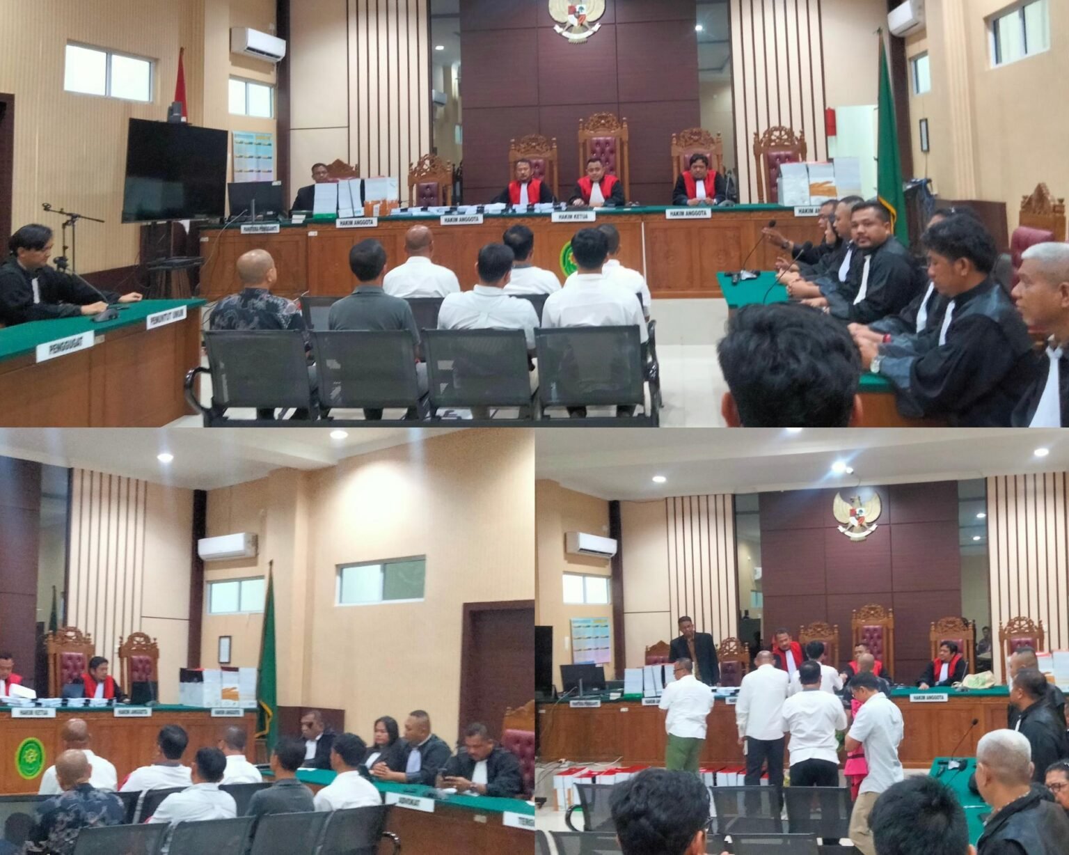Sidang Vonis kasus dugaan korupsi proyek revitalisasi kolam dermaga utara Pelabuhan Terminal Batu Ampar, Batam kembali digelar di Pengadilan Negeri (PN) Tanjungpinang, Kamis (07/05/2026) 