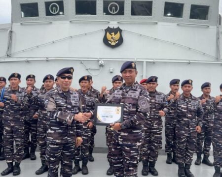 Danguspurla Koarmada I Apresiasi Dedikasi Prajurit KRI Teuku Umar-385, Temuan Serpihan Peralatan Berteknologi Tinggi di Perairan Natuna Utara