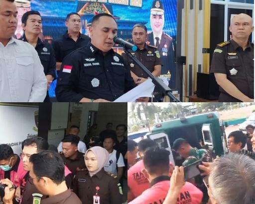 Kejati Kepri Tahan 4 Tersangka Dugaan Korupsi Fasiltas Kredit Mikro di BRI senilai Rp.4,07 Miliar Aspidsus Kejati Kepri, Ismail Fahmi SH MH saat konferensi pers penetapan empat tersangka dugaan korupsi fasilitas kredit mikro pada PT Bank Rakyat Indonesia (BRI) Kantor Cabang Tanjungpinang senilai Rp.4,07 Miliar, Selasa (02/06/2026).