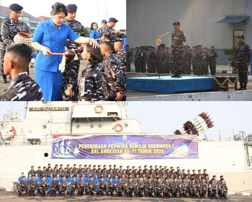 Pangkoarmada I Terima Kedatangan Perwira Remaja AAL Angkatan ke-71