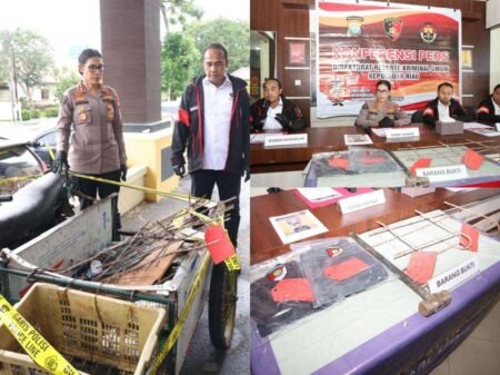 Ditreskrimum Polda Kepri Ungkap Kasus Pencurian Penutup Drainase di Kota Batam