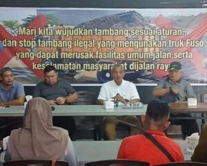 Sejumlah tokoh masyarakat Tanjungpinang dan Bintan yang tergabung dalam Kumpulan Masyarakat Provinsi Kepulauan Riau (Kepri) yang dipimpin Andi Cori Patahuddin menggelar konferensi pers terbuka di Cafe Qozy Km 8 Atas, Tanjungpinang, terkait dugaan pembiaran aktivitas tambang pasir darat ilegal di wilayah Kabupaten Bintan, Jumat (19/6/2026).