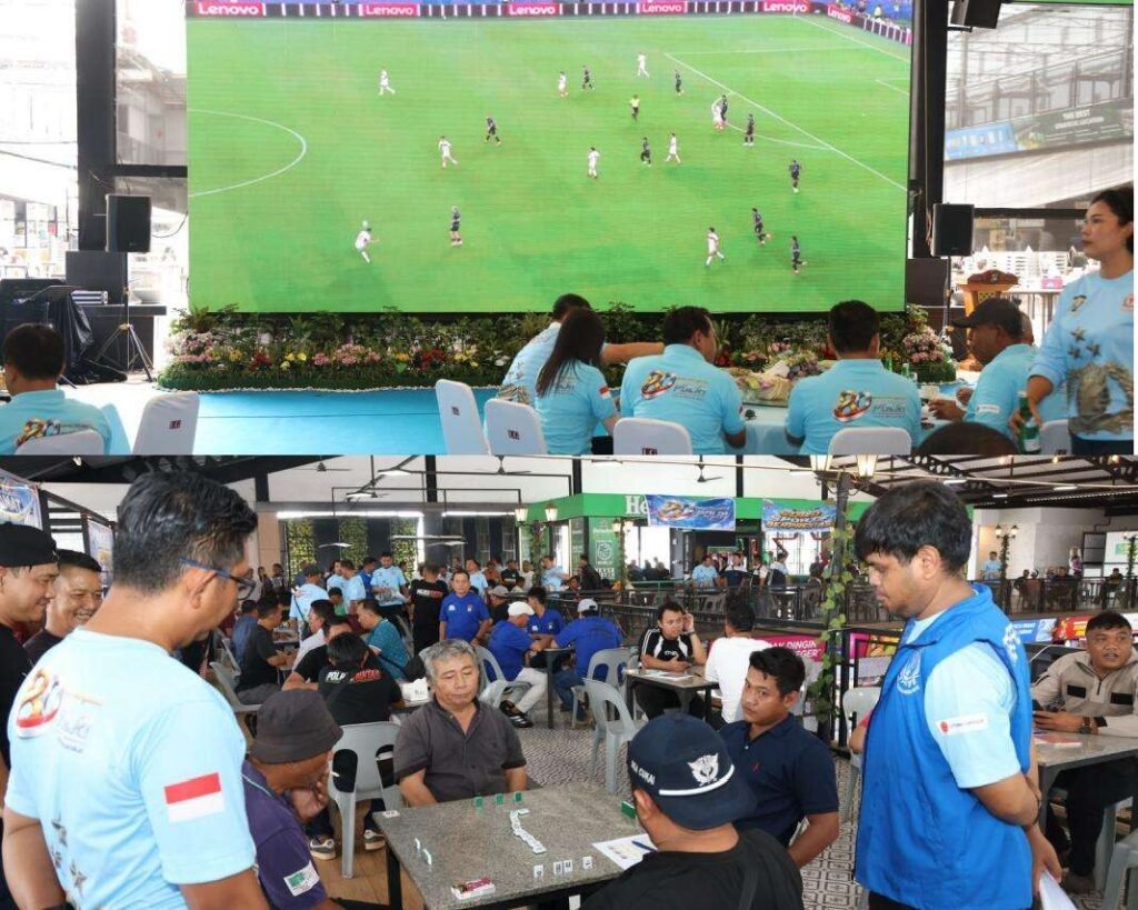 Polda Kepri Gelar Turnamen Domino sembari Nobar Piala Dunia dan Baksos Sempena HUT Bhayangkara ke-80 Polda Kepri Gelar Turnamen Domino sembari Nobar Piala Dunia dan Baksos Sempena HUT Bhayangkara ke-80