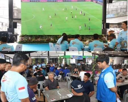 Polda Kepri Gelar Turnamen Domino sembari Nobar Piala Dunia dan Baksos Sempena HUT Bhayangkara ke-80