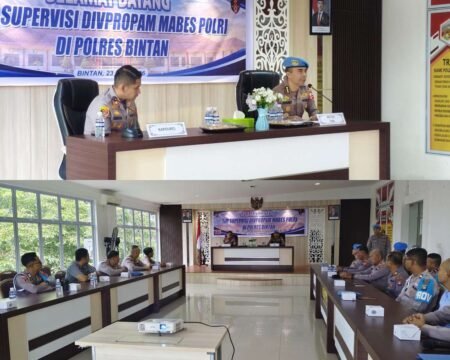 Divpropam Polri Gelar Supervisi di Polres Bintan, Tekankan Transformasi Presisi demi Raih Kepercayaan Masyarakat