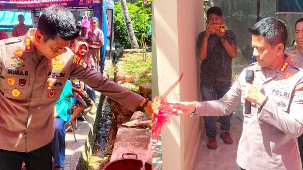 Kapolresta Tanjungpinang Resmikan Penggunaan Sumur Air Bersih, Sempena HUT Bhayangkara Ke-80