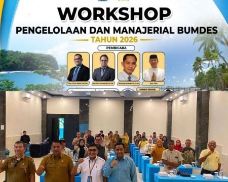 STIE Pembangunan Tanjungpinang bekerja sama dengan Pemkab Bintan melalui Dinas PMD menggelar Workshop Pengelolaan dan Manajerial BUMDes