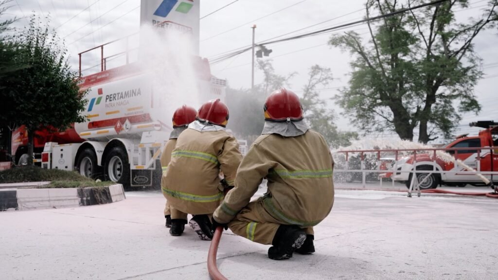 Tingkatkan Kesiapsiagaan, Pertamina Patra Niaga Gelar Simulasi Tanggap Darurat Penanggulangan Keadaan di SPBU