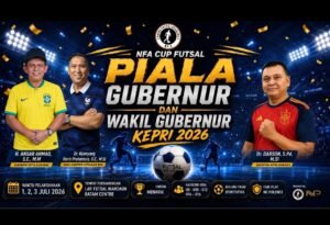 Turnamen Futsal Gubernur dan Wagub Kepri Cup 2026 Segera Digelar