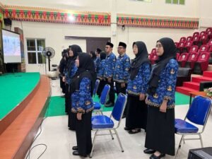 15 ASN STAIN SAR Kepri dilantik dalam Jabatan Fungsional serentak, Selasa (23/6) di Auditorium Razali Jaya STAIN SAR Kepri.