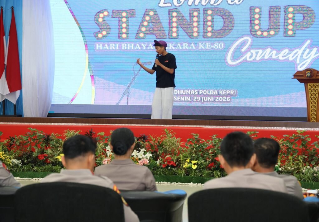 Salurkan Kemampuan Kreativitas Pemuda di Bidang Seni, Lomba Stand Up Comedy Polda Kepri Digelar