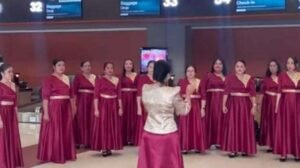 Penampilan peserta saat di Bandara Soekarno-Hatta. (Foto: Dok Istimewa)