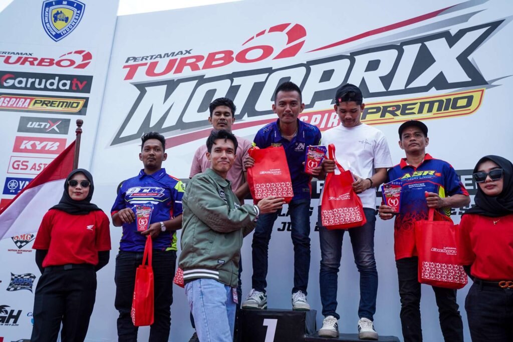 Para peserta ajang Pertamax Turbo Aspira Premio MotoPrix Region A Sumatera Putaran 4 yang berlangsung pada 27–28 Juni 2026 di Sirkuit NP Lanud Sultan Iskandar Muda, Blang Bintang, Aceh Besar.