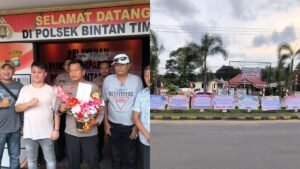 Bukti Nyata Dukungan Masyarakat, Polres Bintan Kebanjiran Papan Bunga hingga ke Polsek Bintan Timur Sempena HUT Bhayangkara Ke-80